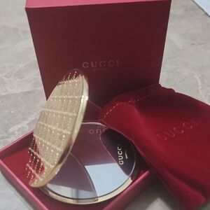 Gucci Gold and Red Compact
